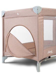 Caretero travel cot - Basic plus beige - Ladybug Online Store