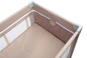 Caretero travel cot - Basic plus beige - Ladybug Online Store