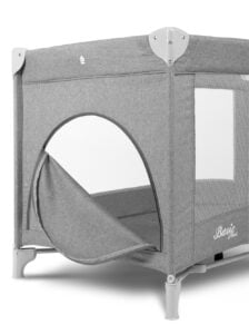 Caretero travel cot - Basic plus grey - Ladybug Online Store