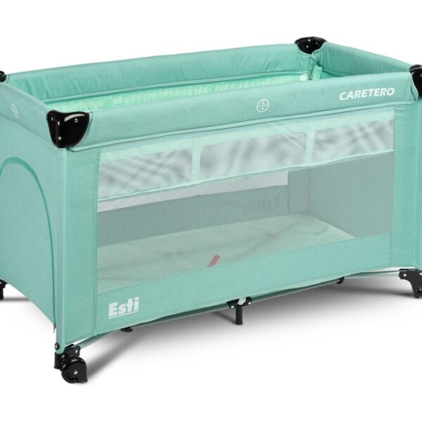 Travel cot with bedside function – Esti mint