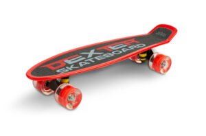 Dexter red skateboard + helmet with knee and elbow pads - Ladybug Online Store