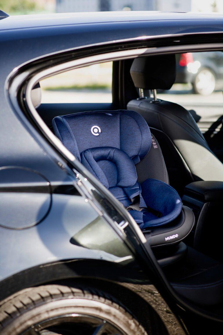 Mundo ISOFIX 360 (0-36 kg) grey - Ladybug Online Store
