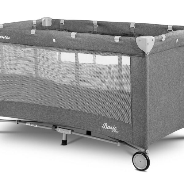 Caretero travel cot – Basic plus graphite