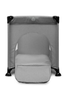 Travel cot Basic - grey - Ladybug Online Store