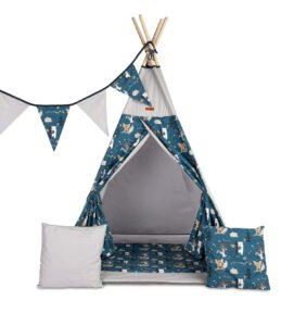 Teepee tent - meadow navy - Ladybug Online Store