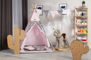 Teepee tent - meadow pink - Ladybug Online Store