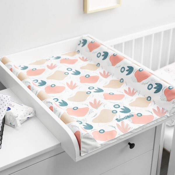 Soft changing pad – Garden flowers