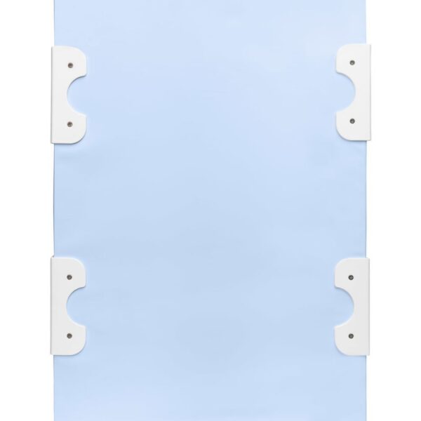 Stiffened changing pad – Animals Hippo blue