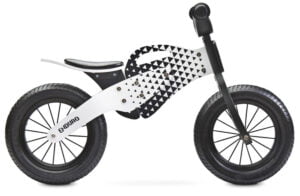 Wooden balance bike ENDURO - grey - Ladybug Online Store