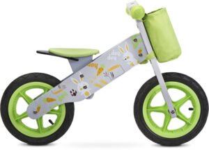 Wooden balance bike Zap - grey - Ladybug Online Store