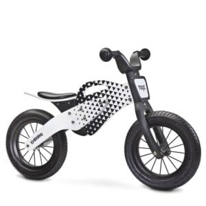 Wooden balance bike ENDURO - grey - Ladybug Online Store