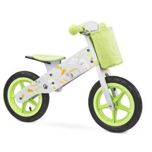 Wooden balance bike Zap - grey - Ladybug Online Store