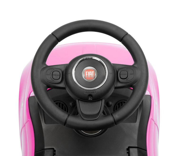 Fiat 500 white pink - Ladybug Online Store