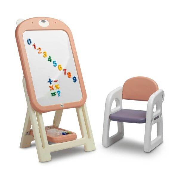 Educational drawing board with chair Ted – pink