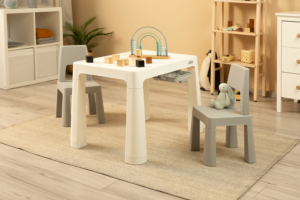 Children's table Monti - grey - Ladybug Online Store