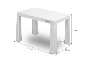 Children's table Monti - grey - Ladybug Online Store