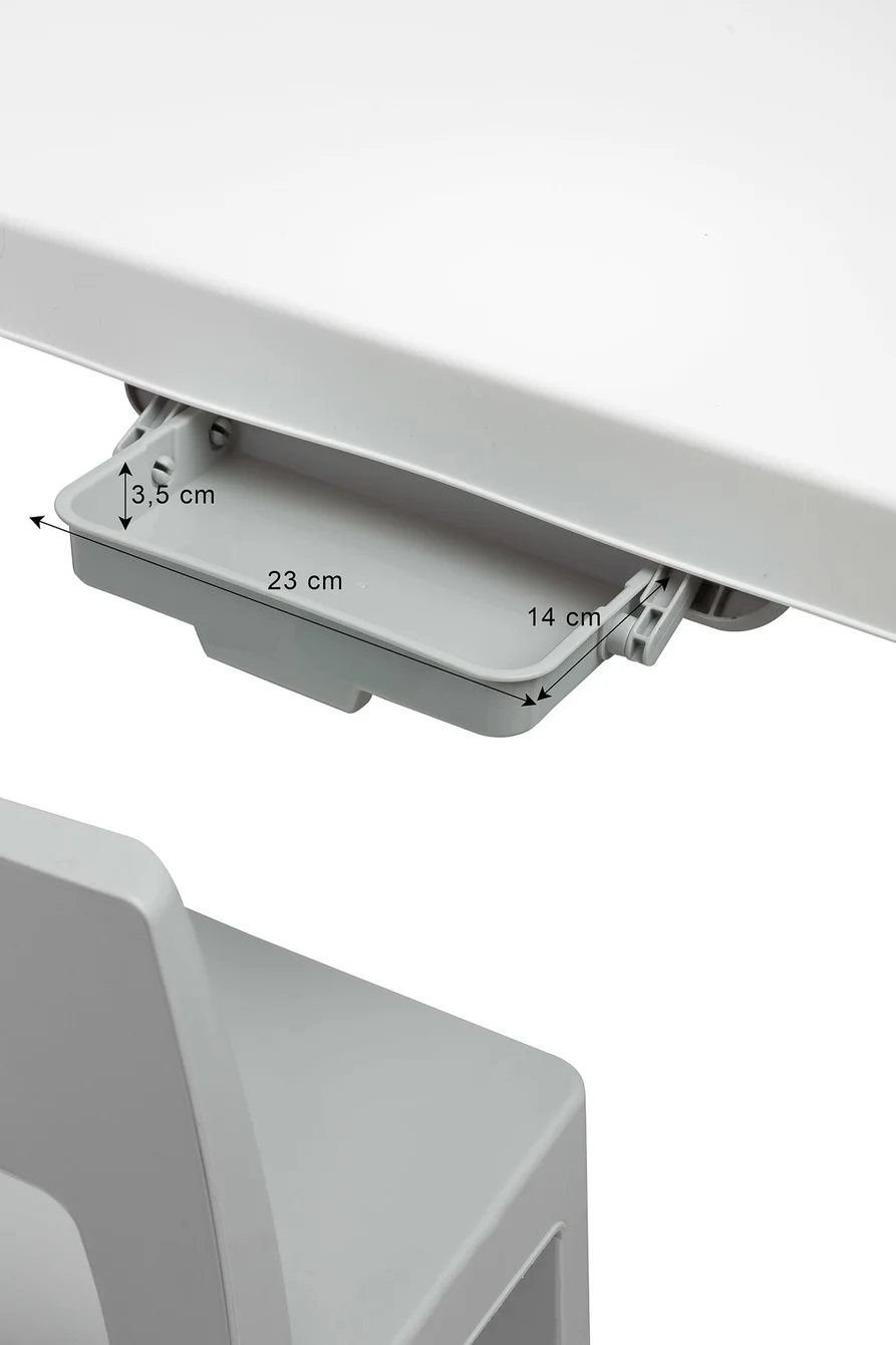 Children's table Monti - grey - Ladybug Online Store