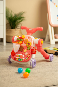 Multifunctional walker 5in1 - pink - Ladybug Online Store