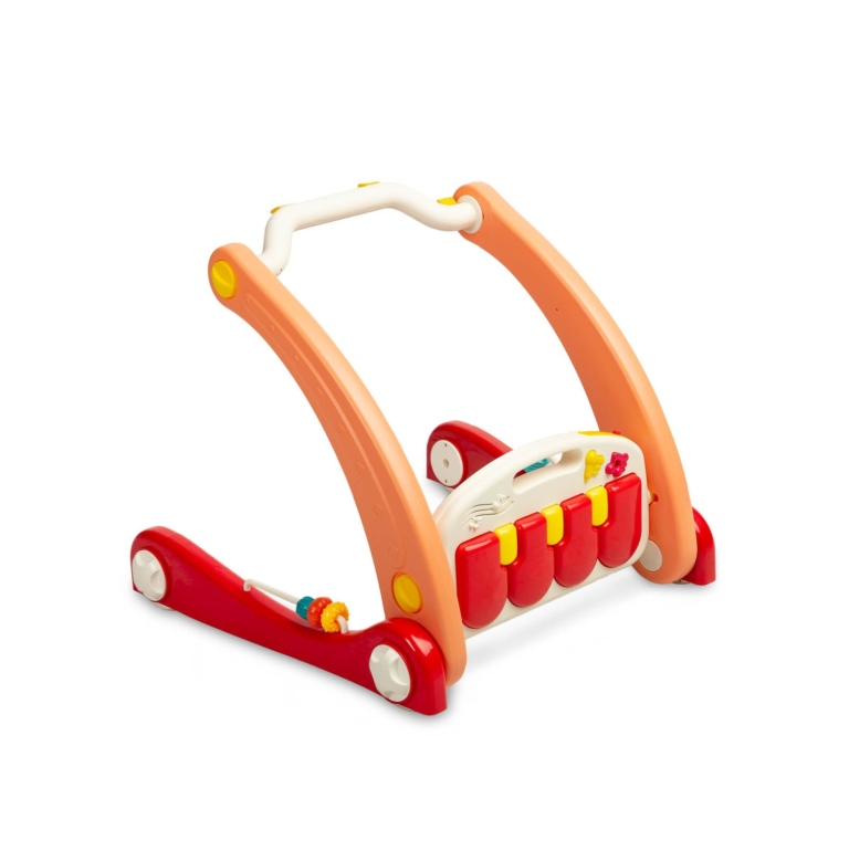 Ladybug Walker with music mat 2in1 - pink baby toy product photo