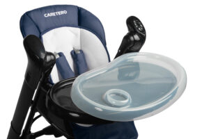 Caretero Indigo - high chair & electric swing - black navy - Ladybug Online Store