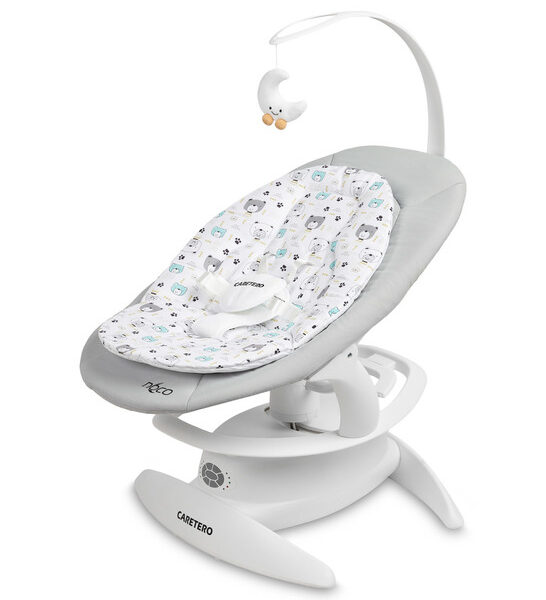 Caretero Noco Electric Baby Rocker – Grey