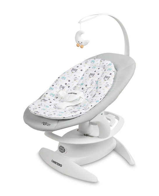 Caretero Noco Electric Baby Rocker - Grey